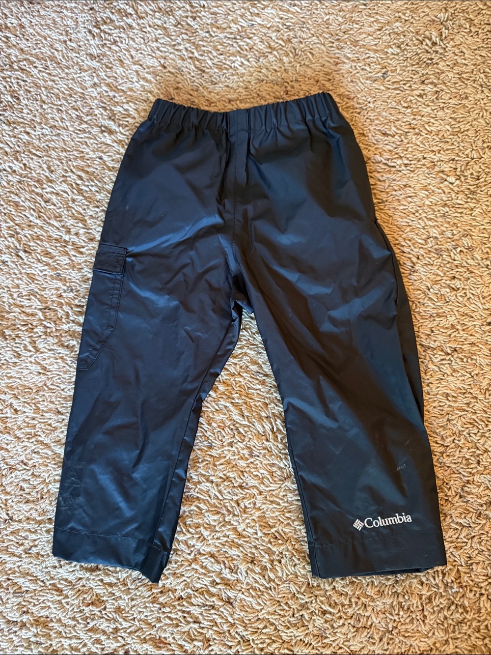 Columbia Black Kids Cargo Rain Pants